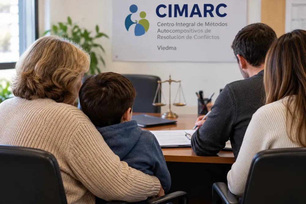 Reunión de mediación familiar en Viedma