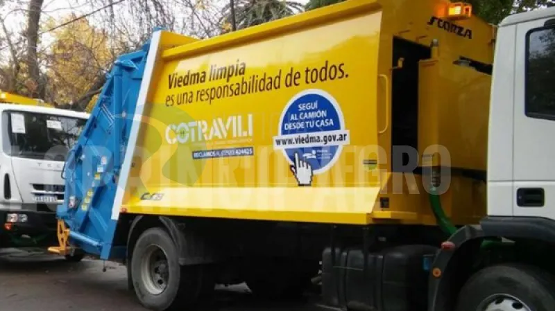 cotravili camion recoleccion de residuos