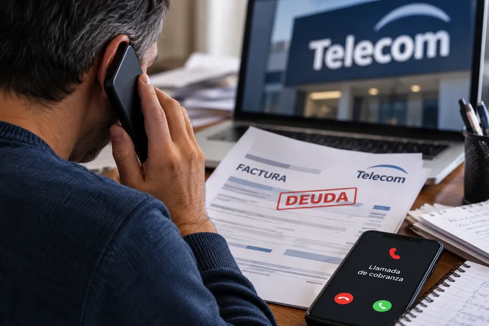 DEUDA RECLAMO TELEFONICO TELECOM