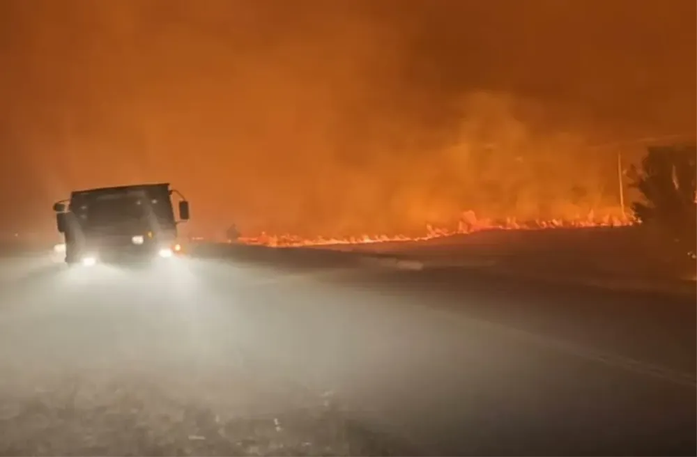 INCENDIO MONTE BAGUAL