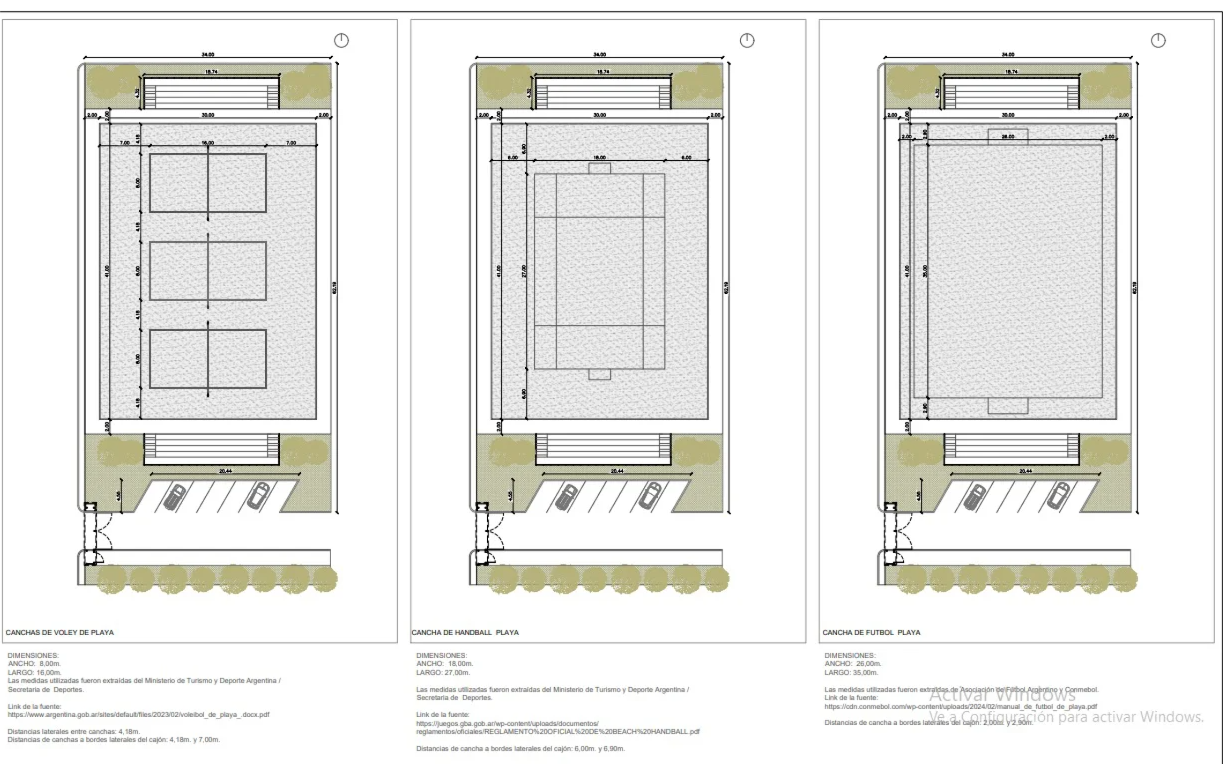 CANCHA DE ARENA PROYECTO