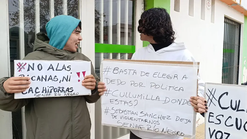 SENAF PROTESTA CAISTA DE NEHUEN