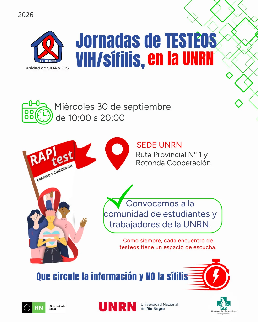 jornada testeos sifilis vih
