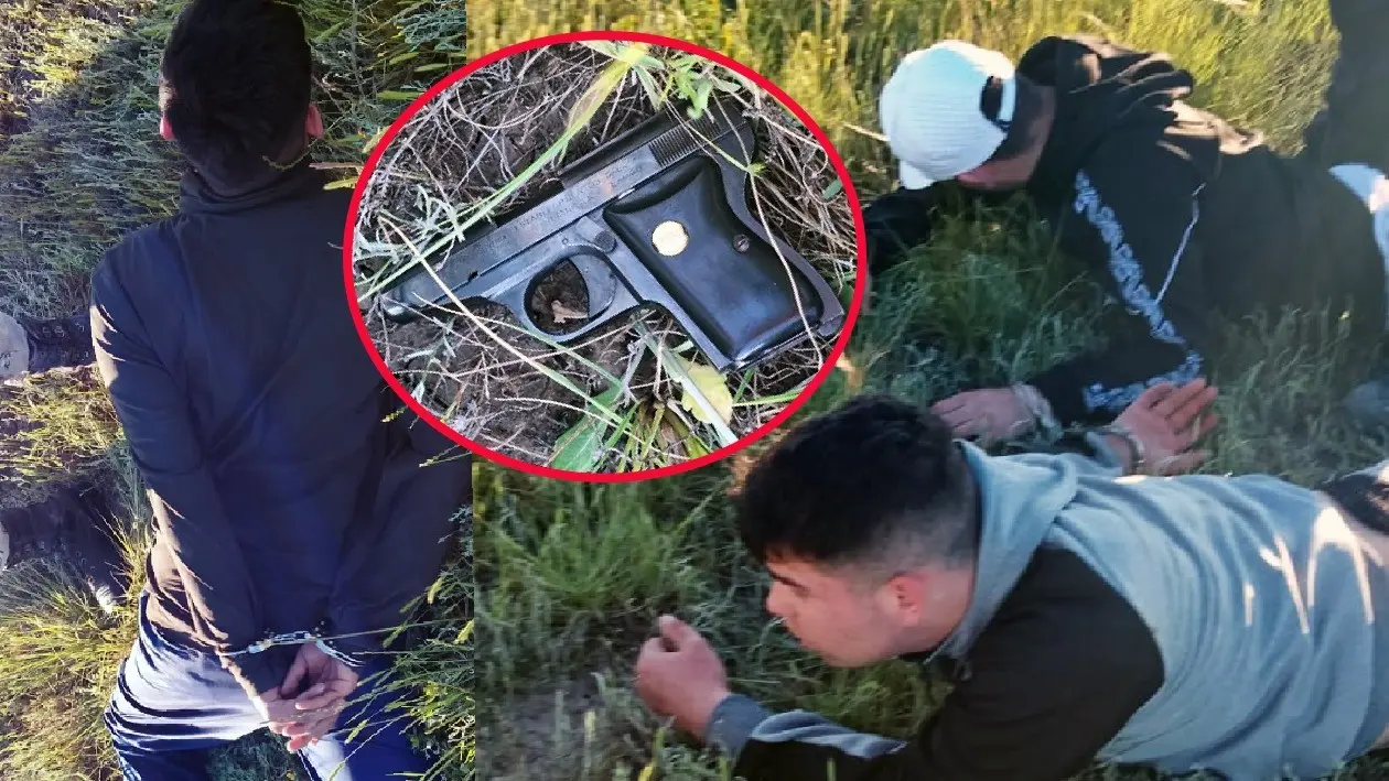 DETENIDOS ROBO ARMA VIEDMA