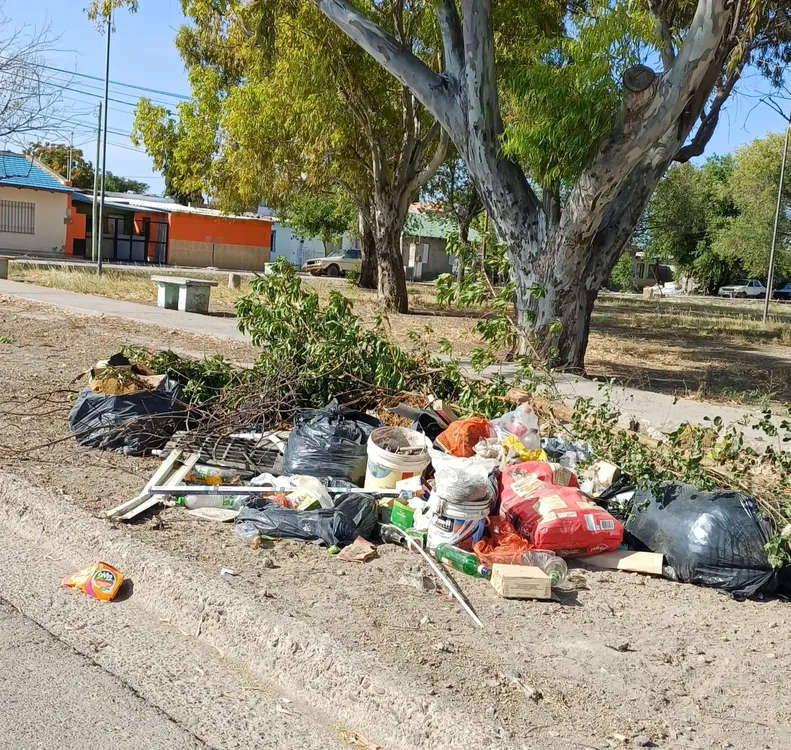 PLAZA BARRIO ZATTI BASURA